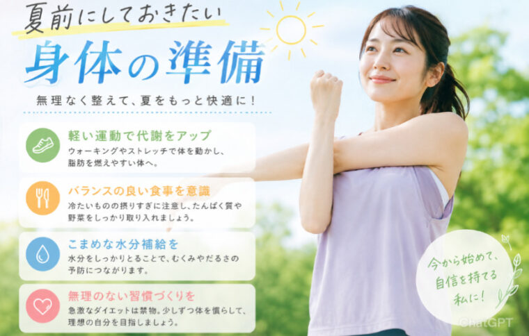 『夏を乗り切る！今からできる夏対策』