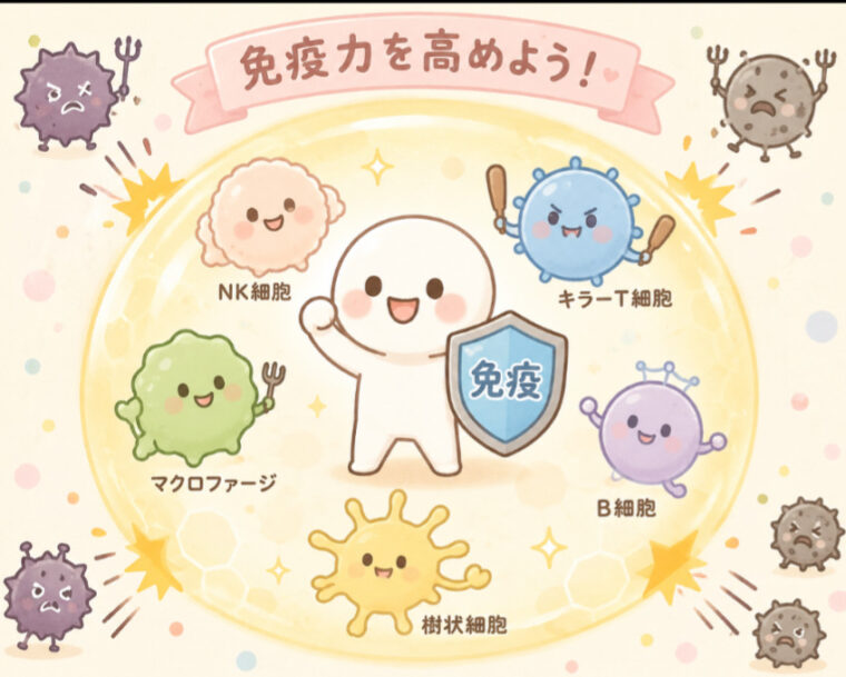 【自宅ですぐできる免疫力を上げる方法4選】